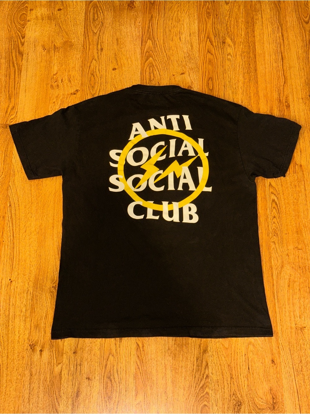 AntiSocial Social Club ASSC x Fragment Design Bolt Logo Tee XL